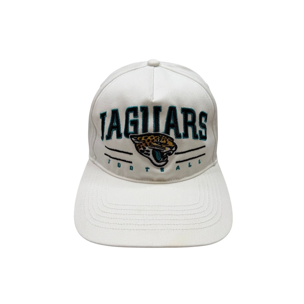 '47 Brand Jacksonville Jaguars Hat Mens Cream White Snapback NFL OSFA